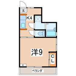 郡山駅 徒歩25分 2-2階の物件間取画像